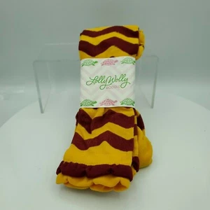 Harry Potter Gryffindor Style Chevron Lolly Wolly Doodle Footless Ruffle Tights - Picture 1 of 5