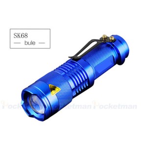 8000LM Q5 Mini 6 Colors LED Flashlight Zoomable Portable Pocket Light 3 Modes