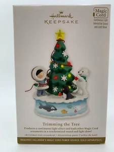Hallmark Ornament Trimming The Tree Frosty Friends Magic Cord Light Sound 2012 - Picture 1 of 2
