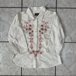 Camisa Patagonia Rhythm Para Mujer Pequeña Patagonia Floral Bordada Gorpcore - Imagen 1 de 13