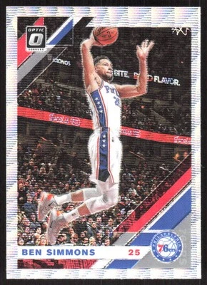 9937G 2019-20 Donruss Optic #55 Ben Simmons Fanatics Factory Set (Silver Wave) - Image 1 of 2