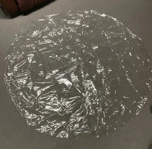 Clear Plastic Table Cover Protector 100% Waterproof Round Table ~ 5.5ft • 67” - Picture 1 of 5