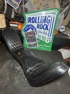 vintage E & L Seat co. USA Vintage Ridged chopper motorcycle seat knucklehead - Bild 1 von 24