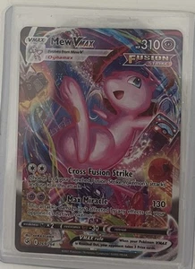 Pokemon Fusion Strike Mew VMax 269/264 Alternative Art Alt Holo Foil Excellent!! - Picture 1 of 2