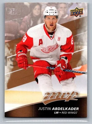2017-18 Upper Deck MVP Justin Abdelkader Detroit Red Wings #53 - Image 1 of 2