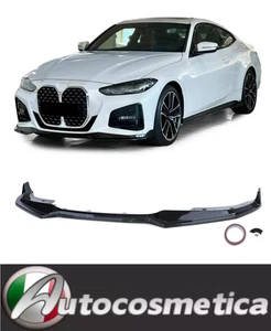 Spoiler splitter anteriore labbro nero lucido per BMW Serie 4 G22 G23 M-Sport - Imagen 1 de 8
