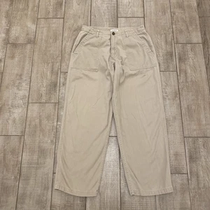 Vintage The Limited Chinohose 14 Damen hellbraun 90er Y2K weites Bein Baggy khaki Hose - Bild 1 von 11