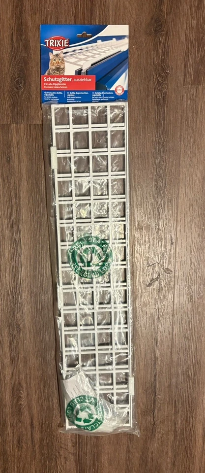 Trixie Schutzgitter für Fenster oben/unten 75-125cm Katzenschutz weiß - Bild 1 von 1