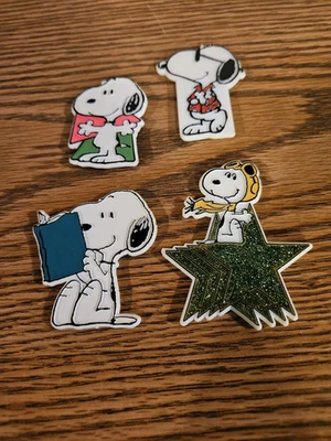 Peanuts / Monogram Refrigerator Magnets  1958.  Set Of 4 - image 1 of 4