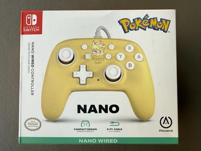 NIP PowerA Nano Wired Controller for Nintendo Switch Pokemon Pikachu - Image 1 of 4