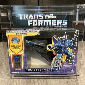 Transformers Darkwing AFA 80 MISB Sealed 1988 Powermaster Decepticon 75/90/90 - Imagen 1 de 9