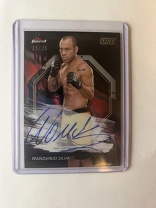 2024 Topps Finest UFC Wanderlei Silva Finest Autograph Card /25  - Picture 1 of 2
