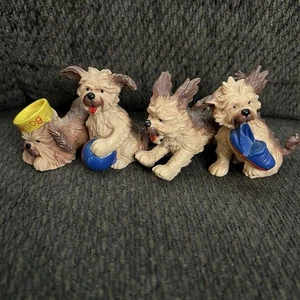 Vintage 1981 Here’s Boomer Paramount Pictures Set of 4 Dog Figurines - Picture 1 of 7