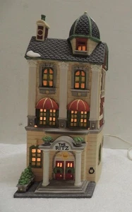 Department 56 Christmas in the City THE RITZ  w/ Light  #5973-0  Hotel  1989 - Picture 1 of 10