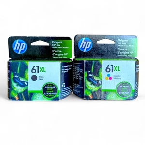 HP 61XL Black Ink & color Cartridge FCombo C2P81BN CH563WN Exp 2022 - Picture 1 of 5