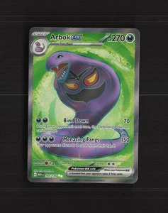 Arbok ex 185/165 Scarlet & Violet 151 Full Art Ultra Rare Holo Pokemon Karte NM - Bild 1 von 10