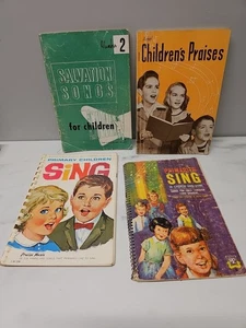Vintage Sammlung Kinderlob Musik Christliches Liederbuch SINGEN - Bild 1 von 15