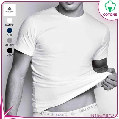 Maglia uomo girocollo Armata di mare gt108 cotone elasticizzato - Immagine 1 di 2