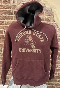University T Arizona State Sun Devils Men’s Large Cotton Blend Hoodie w/ Sparky - Picture 1 of 6
