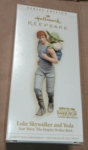 Hallmark Andenken Star Wars Ornamente Luke Skywalker und Yoda - Bild 1 von 3