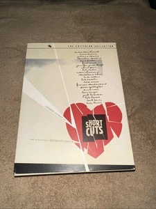Short Cuts (DVD, 2004, 2-Disc Set) Book Criterion Collection Altman Drama Films - Foto 1 di 10