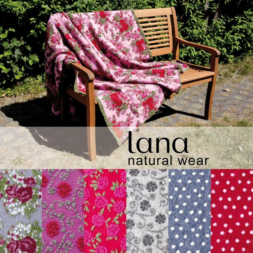 Wolldecke: 80% Schurwolle + 20% Baumwolle von lana natural wear - Bild 1 von 1