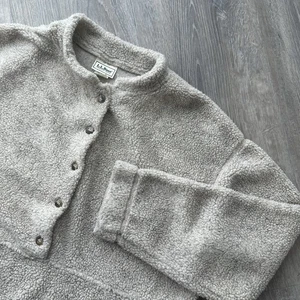 Vintage L.L. Maglione giacca anorak pile Bean uomo M 1/2 bottoni made in USA preppy - Foto 1 di 6