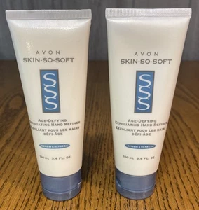 Avon 2 Skin So Soft Age-Defying Exfoliating Hand Refiner 3.4 fl oz NOS - Picture 1 of 3