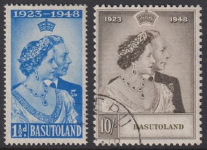 Basutoland - 1948 Silver Wedding Set SG 36/37 VFU Cv £ 50 [F3312] - Bild 1 von 2
