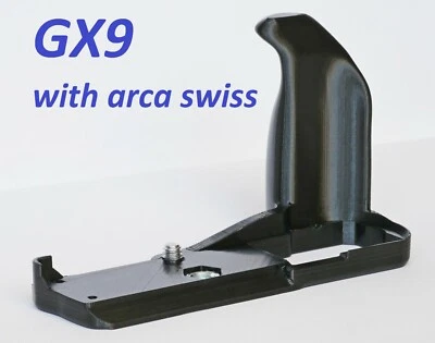 Hand Grip for Panasonic Lumix GX9 with arca swiss mount plate - Image 1 of 4