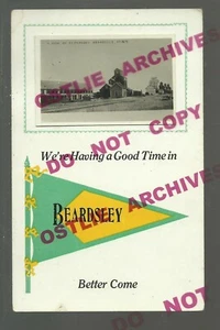 Beardsley MINNESOTA RPPC c1912 ELEVATOR Railroad nr Browns Valley Graceville - Picture 1 of 3