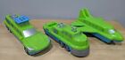 Popular Playthings Magnetic Mix or Match Vehicle 10 Piece Green Lot 2013