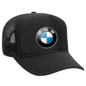 Elegante cappello camionista nero con logo BMW - berretto posteriore in rete premium per BMW Enthusia - Foto 1 di 3