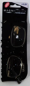 FOSTER GRANT Magnivison Premium Brille ROXANNA SCHWARZ Kunststoffrahmen & Etui + 3,25 - Bild 1 von 5