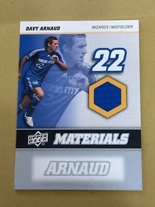 Davy Arnaud 2008 cubierta superior MLS materiales reliquia/tarjeta jersey mm-6 Wizards - Imagen 1 de 2