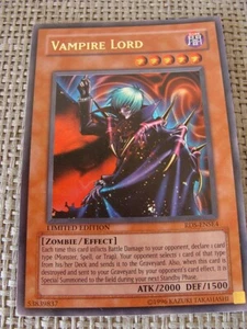 Yu-Gi-Oh! - VAMPIRE LORD - RDS-ENSE4 - Ultra Rara Limited Edition (F) - Imagen 1 de 2