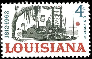 Scott 1197, the 4¢ Louisiana Stathood 150th Anniversary Issue - from 1962 - MNH - Picture 1 of 1