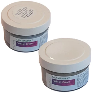 [119,80€/L] 50ml SALAMANDER Trend Fashion Cream Hellgold Silber Schuhpflege Crem - Bild 1 von 3