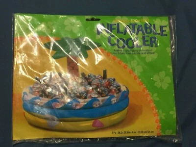 Inflatable Palm Tree Cooler Tropical Theme Beach Pool Hawaiian Party - Image 1 of 3