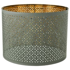 shade lamp perforated nymo ikea brass pendant floor