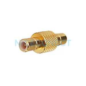 5X SMB Stecker auf SMB Stecker Stecker Adapter vergoldet RF Antennenstecker Adapter - Bild 1 von 2