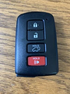 OEM TOYOTA SUV SMART KEY ** CASE SHELL**, *NO ELECTRONICS* FCC ID: HYQ14FBA GOOD - Picture 1 of 3