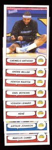2004-05 Bazooka Mini Basketball Team Set - Denver Nuggets
