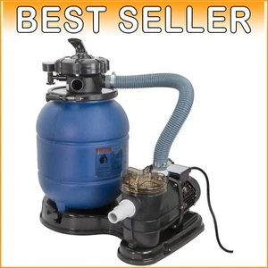 Multi-Port Sand Filter with 3/4HP Pump - Ideal for Pools Up to 10,000 Gallons - Picture 1 of 9