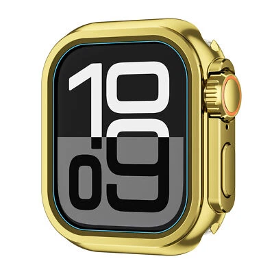 1-Pack Rugged Metal Bumper Case For iWatch Series 10 9 8 7 6 5 SE 46MM/45MM/44MM - Image 1 of 4