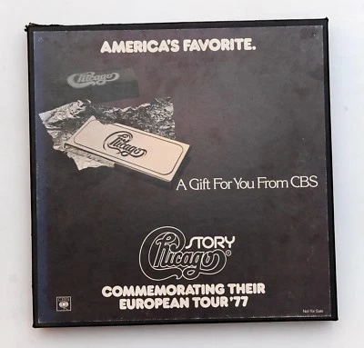 Chicago Story - Commemorating their European Tour '77 - PROMO BOX + MEGAPOSTER - Bild 1 von 4