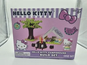 Sanrio Hello Kitty Campground Building Block 116 pc Set Includes Hk Figure 2024 - Picture 1 of 5