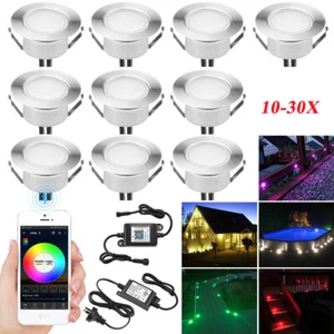 Stair Kitchen Decking Lights Decor LED 61mm Bluetooth RGB Garden Yard Landscape - Picture 1 of 18