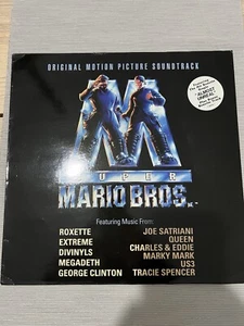 Super Mario Bros. Soundtrack 1993 Lp Album V  Rare Rosette Almost Unreal Europe - Picture 1 of 4