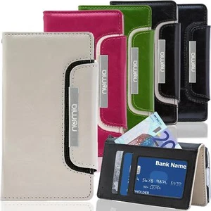 Handy Tasche für Huawei P8 Lite P9 Plus P10 Schutz Hülle Wallet Flip Cover Etui - Bild 1 von 10